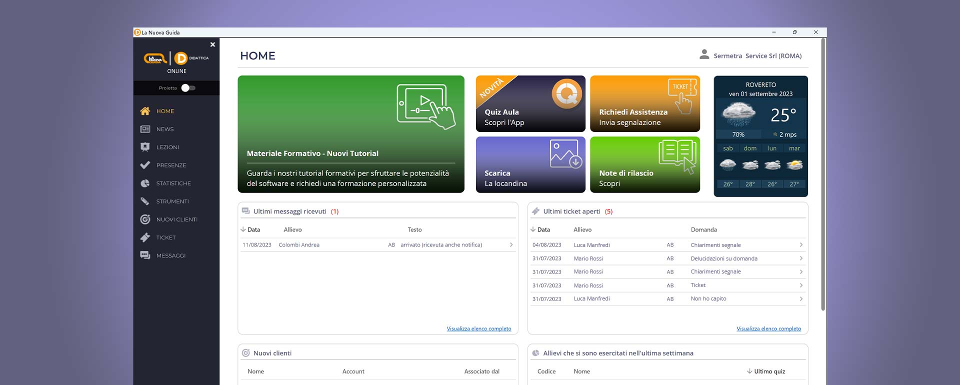Piattaforma La Nuova Guida - nuova Home Page Didattica